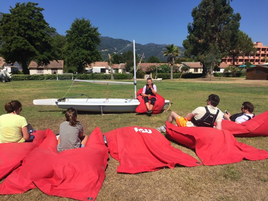 The watersport's hub at Mark Warner’s San Lucianu Resort in Corsica