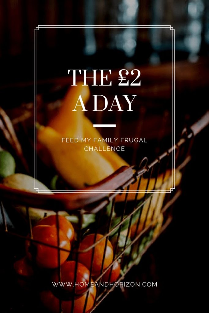 THE £2 A DAY FEED MY FAMILY FRUGAL CHALLENGE