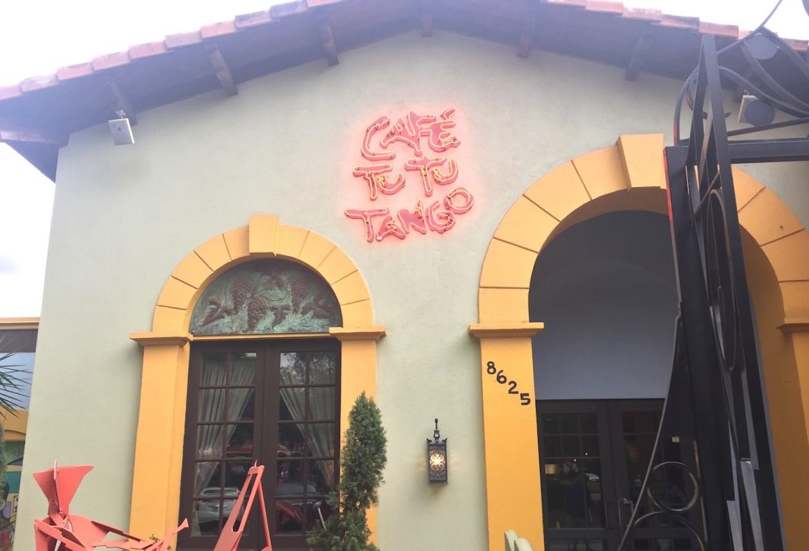 Café Tu Tu Tango on International Drive, Orlando, Florida