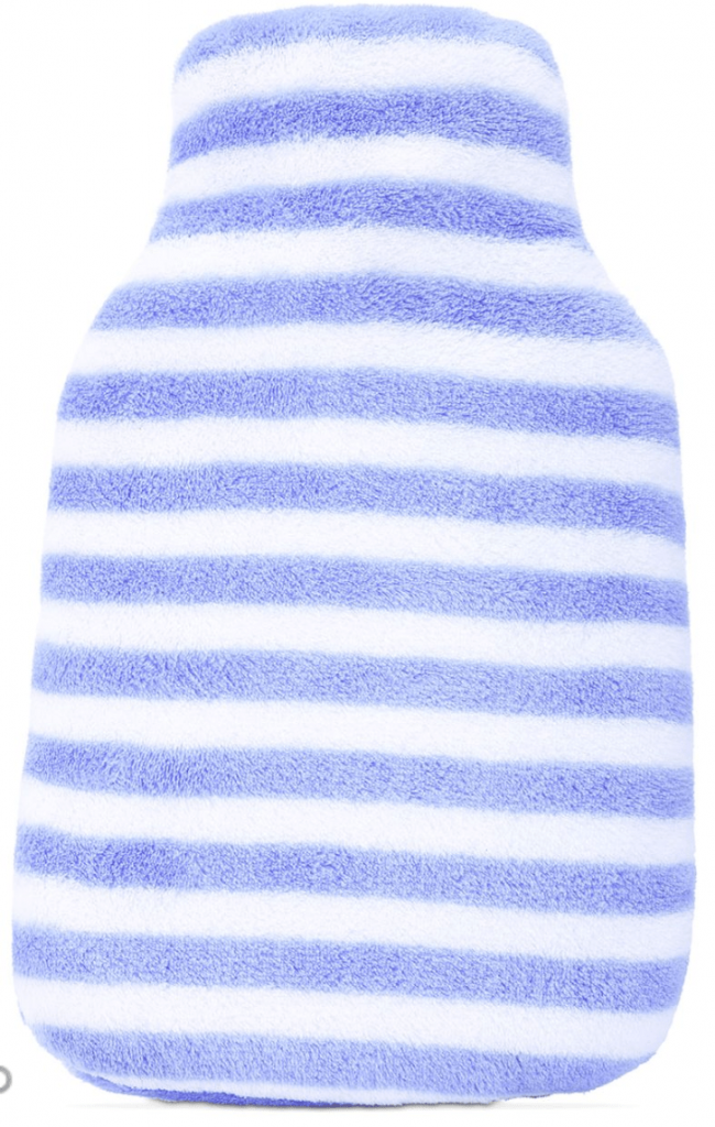 stay warm in winter with a water bottle