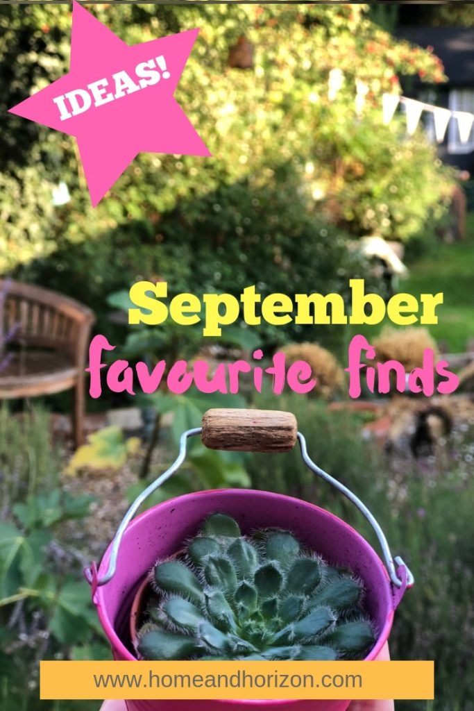 Looking for inspiration and ideas - from new products to try to new reading material? Have a read of September Favourite Finds to get some ideas!