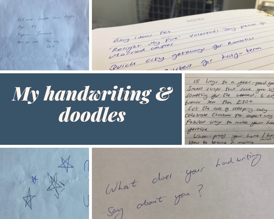 Handwriting analysis by an expert graphologist