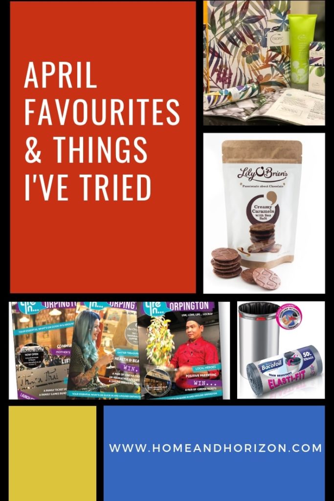 Here's a round up of my April #favourites and things I've tried, ranging from #cleanliving ideas to cool TV programmes