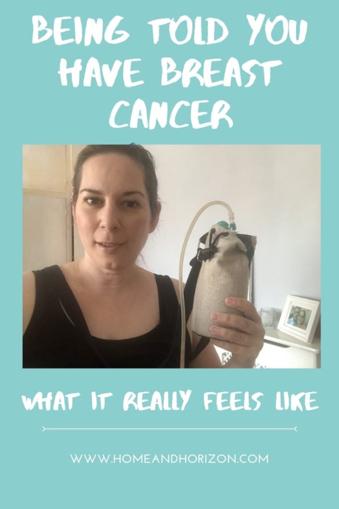 What does it really feel like being told you have breast cancer? Here's an honest account of my experience...