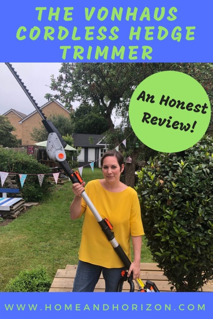 I tried out the VonHaus Cordless Hedge Trimmer to see if it was any good - have a read of this honest review!