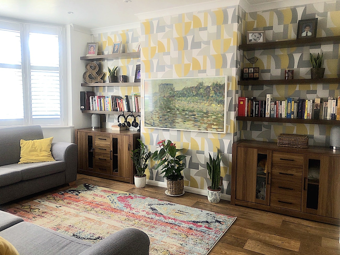 Retro style living room
