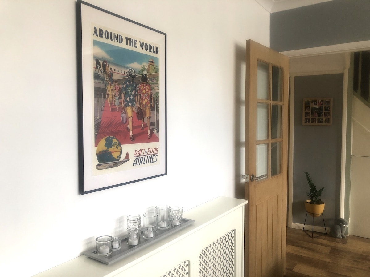 Retro style living room